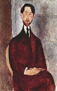 Amedeo Modigliani Portrat des Leopold Zborowski oil painting